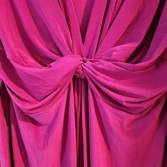 NWT Paperdoll Maxi Dress 2X Fuschia - Picture 2 of 9